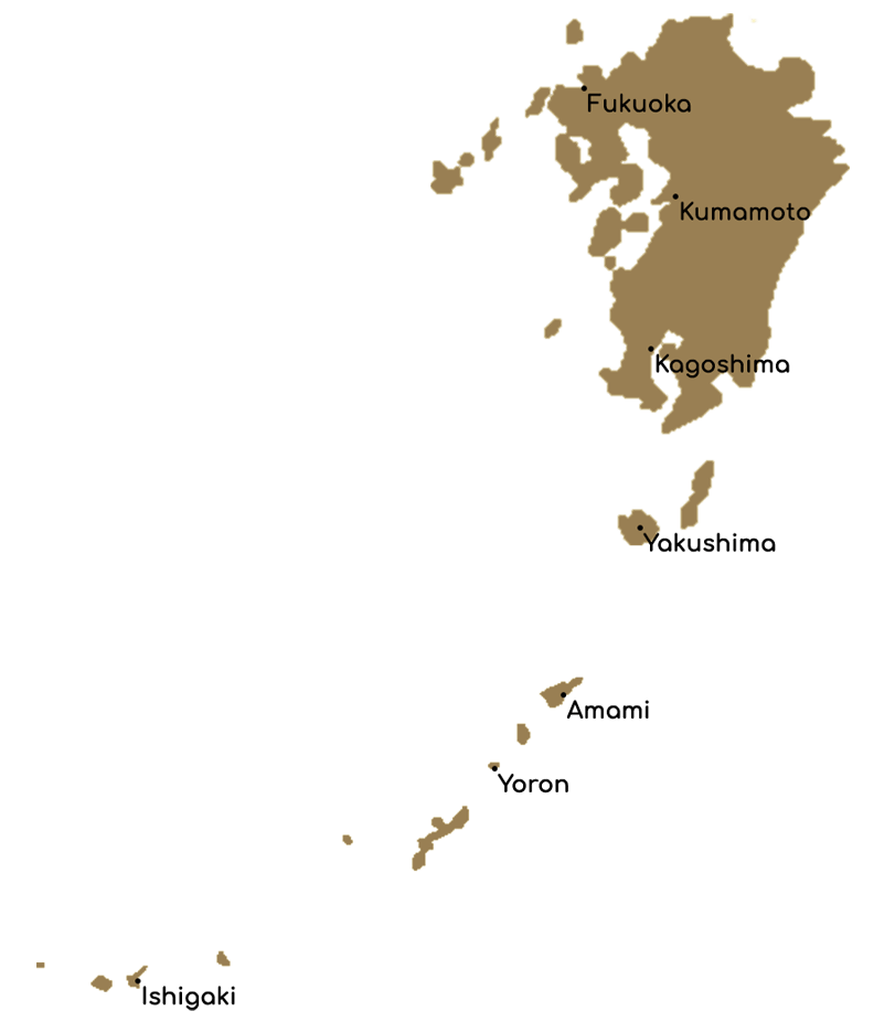 Carte Découverte du Japon tropical